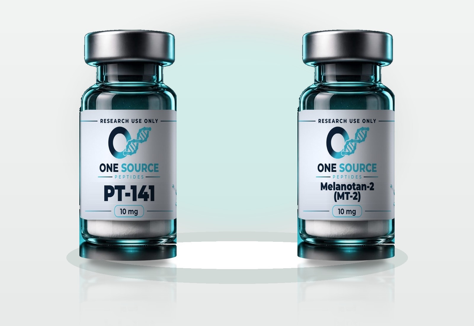 PT-141 and Melanotan-2 (MT-2) research vials