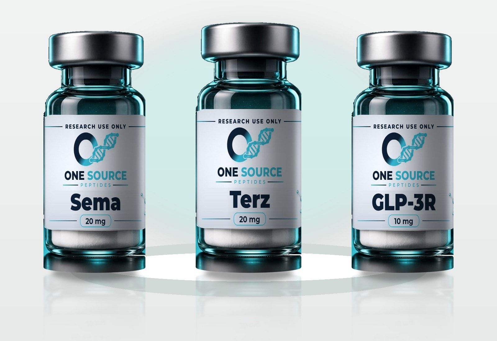 Sema and Terz and GLP-3R research vials